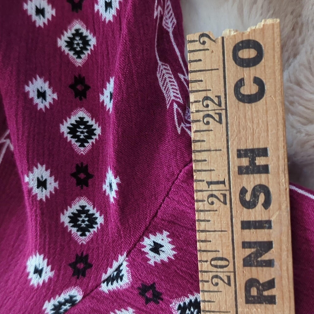 Introducing the Tribal Bohemian Burgundy Maxi - Your Ultimate Versatile Piece! - Picture 9 of 11